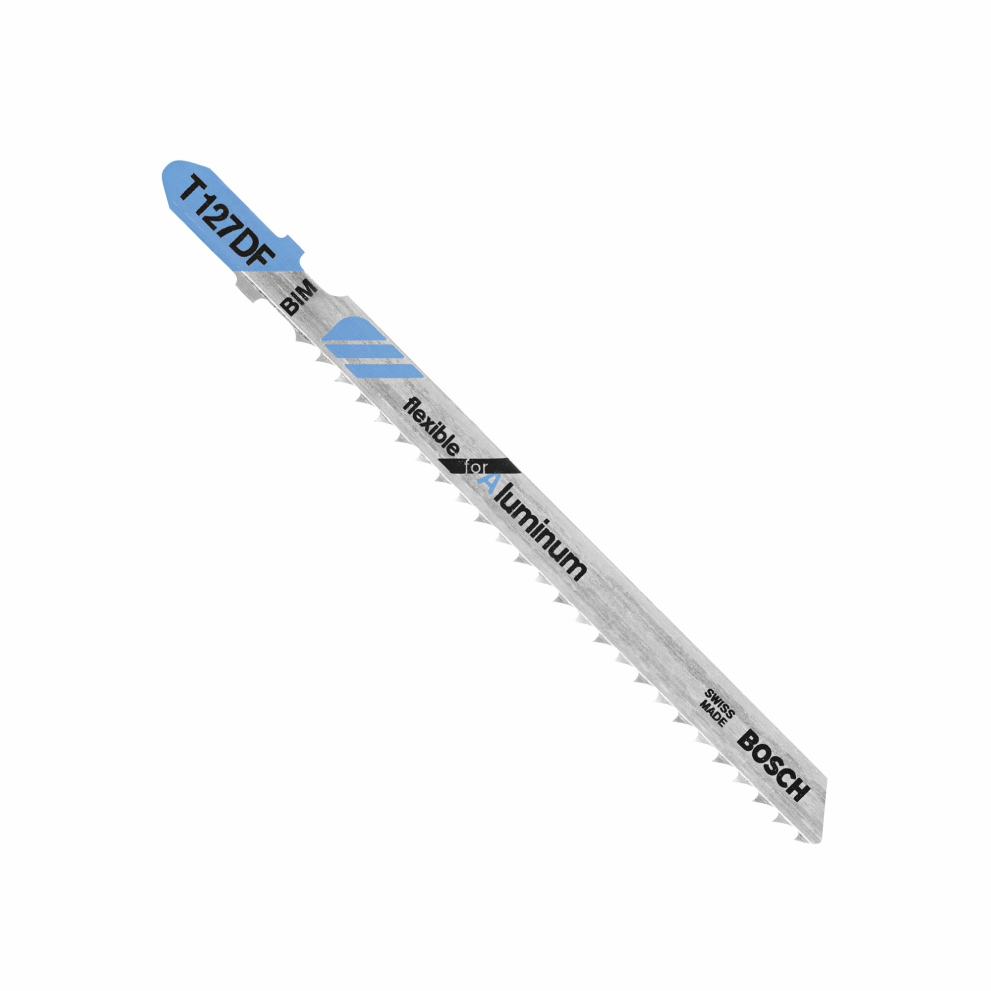 Bosch Jig Saw Blades — 4 5/8in., 8 TPI, Flexible for Aluminum, 100 Pcs, Model# T127DF100